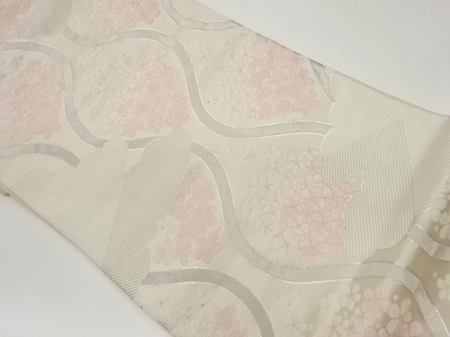 花尽くし・立涌に雲模様織出し袋帯